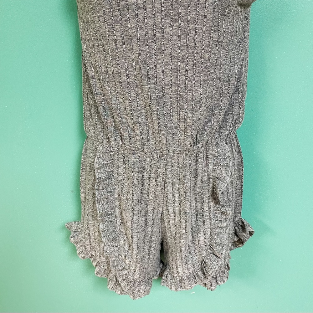 Sovereign Code Gray Kay Ruffle Romper Girls Size 8 - Picture 5 of 9